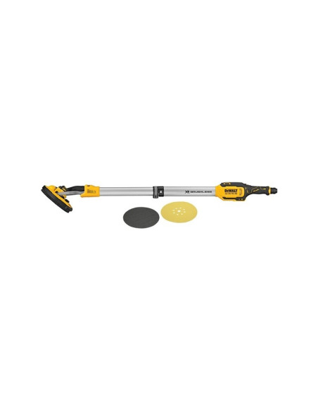 Dewalt Dce800N-Xj Przenośna Szlifierka Szlifierka Do Suchej Zabudowy 1200 Rpm Czarny, Srebrny, Żółty