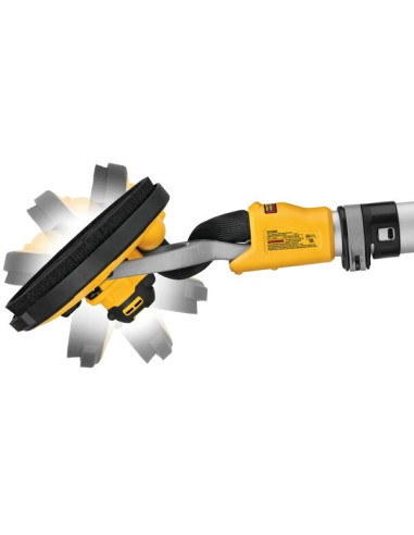 Dewalt Dce800N-Xj Przenośna Szlifierka Szlifierka Do Suchej Zabudowy 1200 Rpm Czarny, Srebrny, Żółty