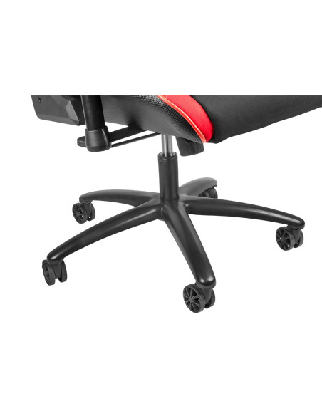 Genesis Sx77 Fotel Dla Gracza Obite Siedzisko Czarny, Czerwony