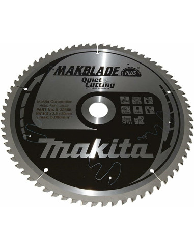 Makita Piła Tarczowa  305X30X70Z Makblade Plus Drewno