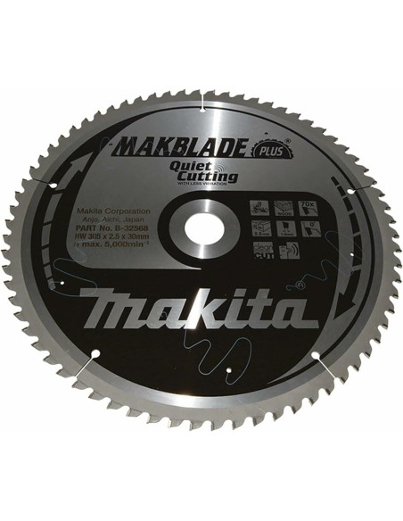 Makita Piła Tarczowa  305X30X70Z Makblade Plus Drewno