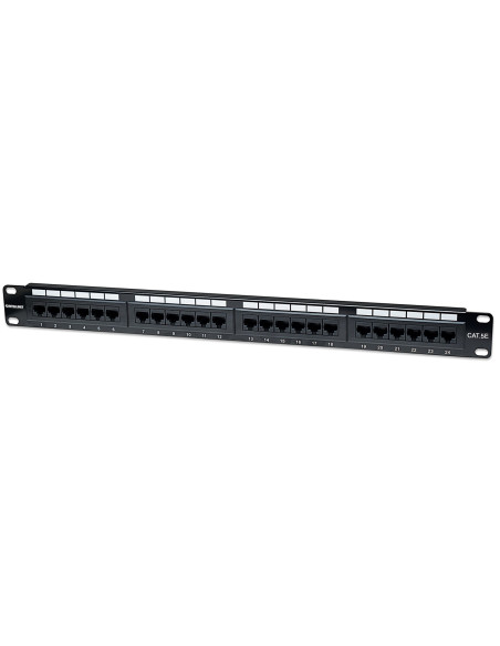 Intellinet Patch Panel 19'' 24 Porty Utp Kat. 5E Czarny