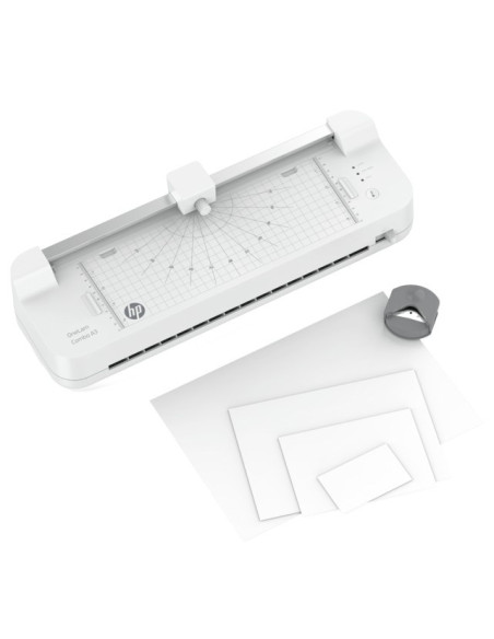 Hp Laminator Onelam Combo A3, Zintegrowany Trymer, Prędkość Laminowania 40 Cm/Min, Biały