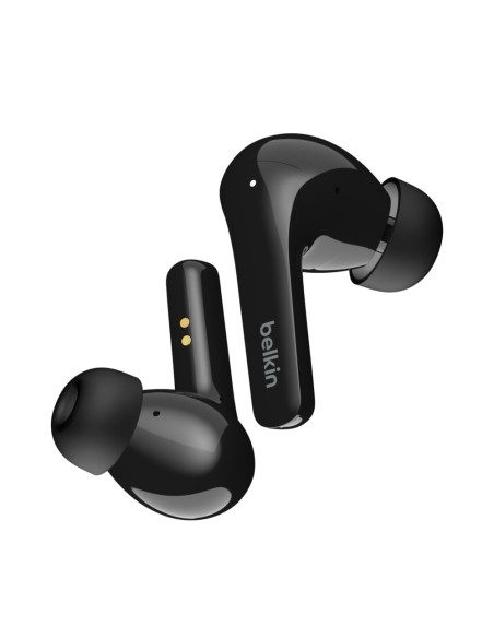 Słuchawki Bezprzewodowe Douszne Belkin Soundform Flow Noise Cancellation Earbuds Anc Bt5.2 Ipx5 Black