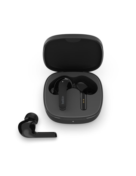 Słuchawki Bezprzewodowe Douszne Belkin Soundform Flow Noise Cancellation Earbuds Anc Bt5.2 Ipx5 Black
