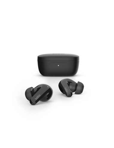 Słuchawki Bezprzewodowe Douszne Belkin Soundform Flow Noise Cancellation Earbuds Anc Bt5.2 Ipx5 Black