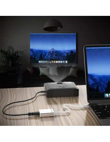 Techly Iadap Usb31-Hdmi Zewnętrzna Karta Graficzna Usb Biały
