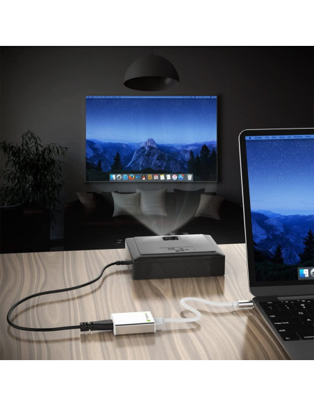 Techly Iadap Usb31-Hdmi Zewnętrzna Karta Graficzna Usb Biały