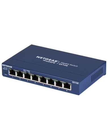 Switch Netgear Gs108Ge 8P Unmanaged Gigabit