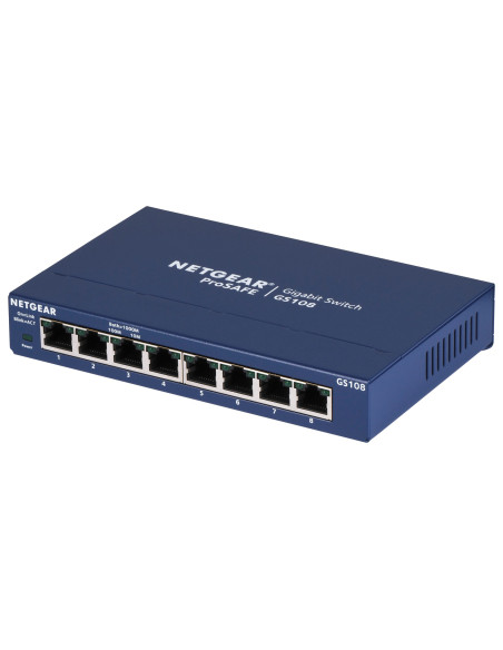 Switch Netgear Gs108Ge 8P Unmanaged Gigabit