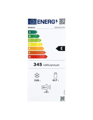 Chłodziarko-Zamrażarka Samsung Sbs Rs64Dg5303S9