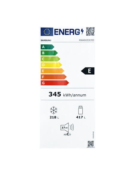 Chłodziarko-Zamrażarka Samsung Sbs Rs64Dg5303S9