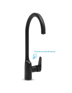 System Filtrujący Wodę Kranową Dafi Flow Comfort D-1 Z Baterią Trójdrożną Como (Czarna) 2