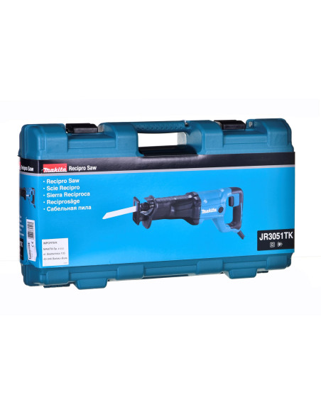 Makita Jr3051Tk Piła Szablasta Czarny, Niebieski 3000 Spm 1200 W opakowanie zakupowe