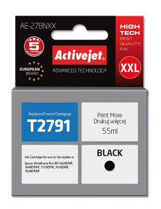 Activejet Ae-27Bnxx Tusz (Zamiennik Epson 27Xxl T2791  Supreme  55 Ml  Czarny)