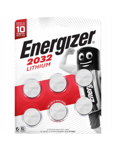 Energizer Baterie Specjalistyczne Cr2032 6 Sztuk New