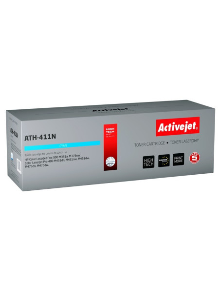 Activejet Ath-411N Toner (Zamiennik Hp 305A Ce411A  Supreme  2600 Stron  Niebieski)