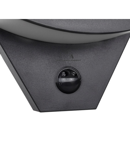 Maclean Lampa Led Z Czujnikiem Ruchu Na Podczerwień 800Lm 10W Ip54 Kolor Czarny Mce290 B