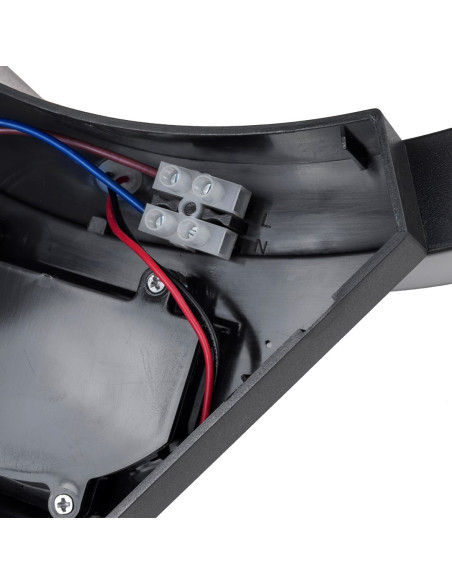 Maclean Lampa Led Z Czujnikiem Ruchu Na Podczerwień 800Lm 10W Ip54 Kolor Czarny Mce290 B