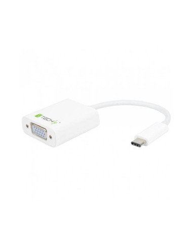 Techly Iadap-Usb31-Vga Zewnętrzna Karta Graficzna Usb Biały