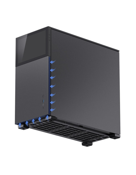 Obudowa Jonsbo D41 Screen Atx, Szkło Hartowane - Czarna