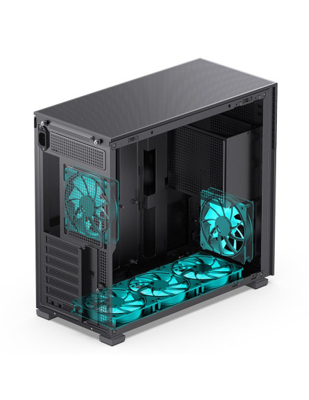 Obudowa Jonsbo D41 Screen Atx, Szkło Hartowane - Czarna