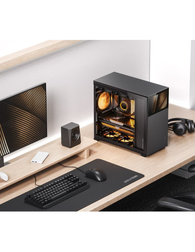 Obudowa Jonsbo D41 Screen Atx, Szkło Hartowane - Czarna