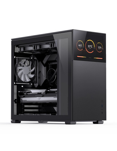 Obudowa Jonsbo D41 Screen Atx, Szkło Hartowane - Czarna