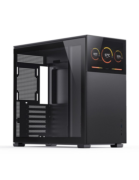 Obudowa Jonsbo D41 Screen Atx, Szkło Hartowane - Czarna
