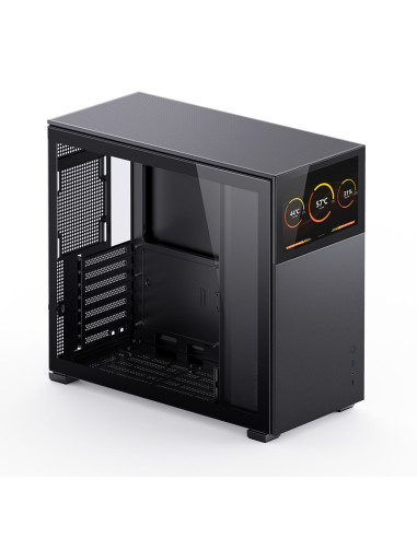 Obudowa Jonsbo D41 Screen Atx, Szkło Hartowane - Czarna