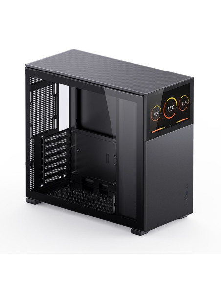 Obudowa Jonsbo D41 Screen Atx, Szkło Hartowane - Czarna