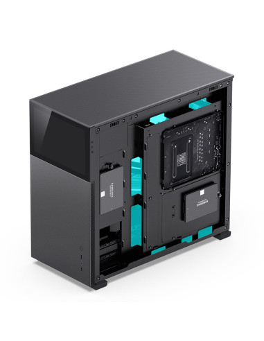 Obudowa Jonsbo D41 Screen Atx, Szkło Hartowane - Czarna