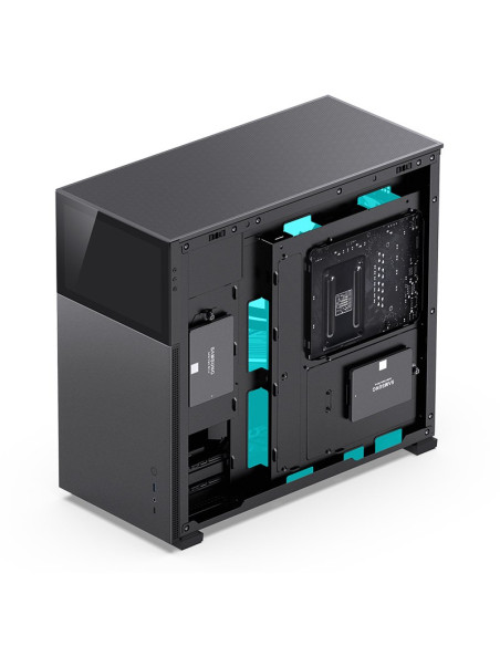 Obudowa Jonsbo D41 Screen Atx, Szkło Hartowane - Czarna