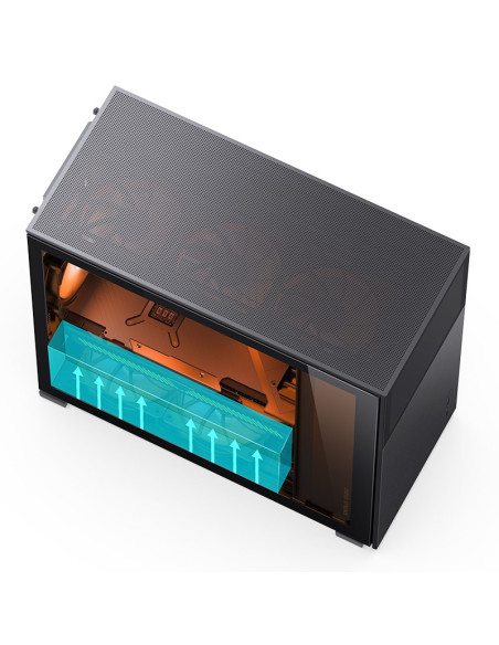 Obudowa Jonsbo D41 Screen Atx, Szkło Hartowane - Czarna