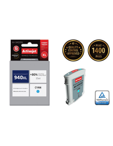 Activejet Ah-940Crx Tusz (Zamiennik Hp 940Xl C4907Ae  Premium  35 Ml  Niebieski)