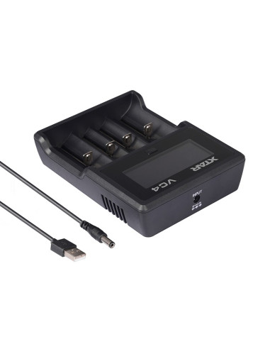 Xtar Ładowarka Do Akumulatorów Cylindrycznych Li-Ion Vc4