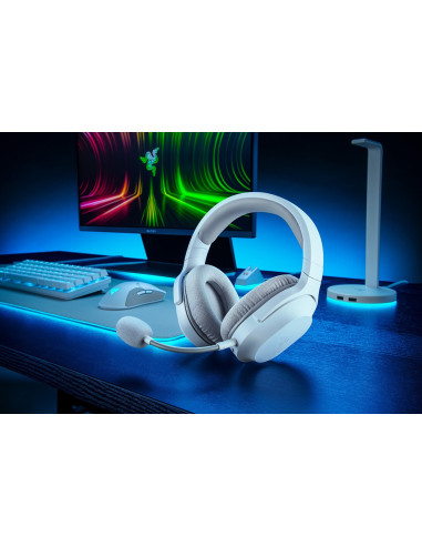 Razer Barracuda X Zestaw Słuchawkowy Przewodowy I Bezprzewodowy Opaska Na Głowę Gaming Usb Type-C Bluetooth Biały