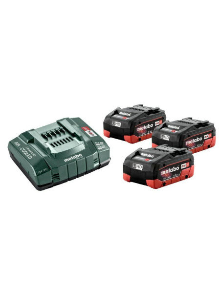Metabo.akumulator 18V 5,5Ah Lihd X3+Ład. Asc 145
