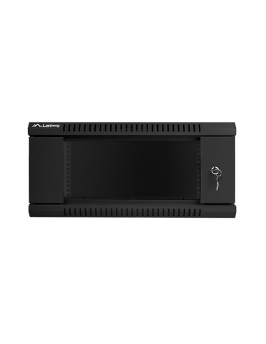 Szafa Jednosekcyjna Lanberg Wf01-6604-10B (4U  280Mm / 600Mm / 600 Mm  Wisząca  Szklane  19''  Kolor Czarny)