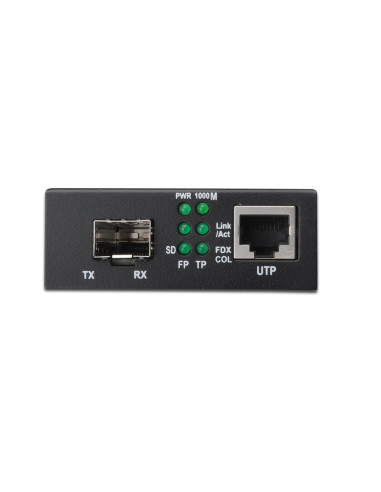 Media Konwerter Rj45 10/100/1000Base-T Na Sfp 1000Base-Sx/Lx (Bez Modułu Sfp)