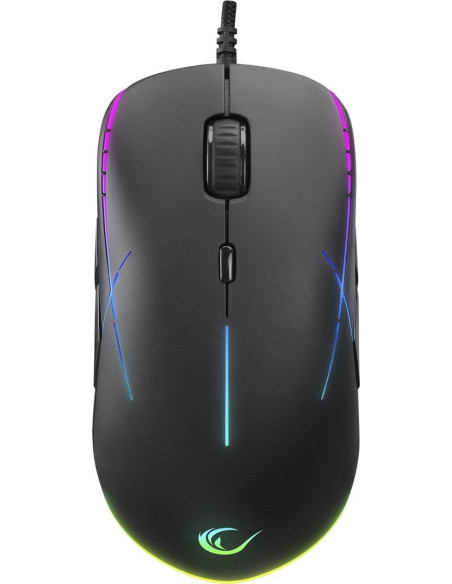 Rampage Mysz Gamingowa 6400Dpi Rgb Macro 9 Keys