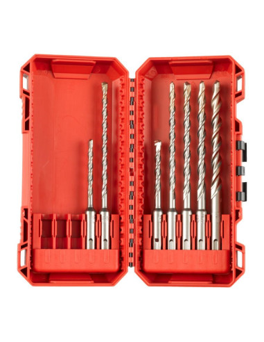 Milwaukee Wiertło Sds Plus M2 Kpl. 7Szt /5-6-8X110Mm - 6-8-10-12X160Mm