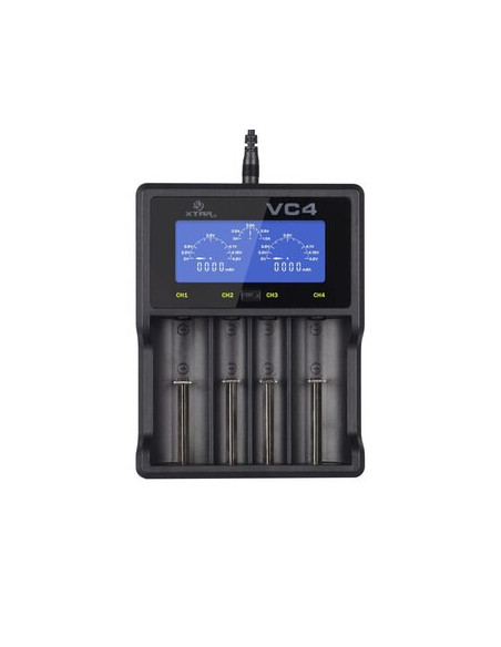 Xtar Ładowarka Do Akumulatorów Cylindrycznych Li-Ion/Ni-Mh/Ni-Cd 18650 Vc4Sl