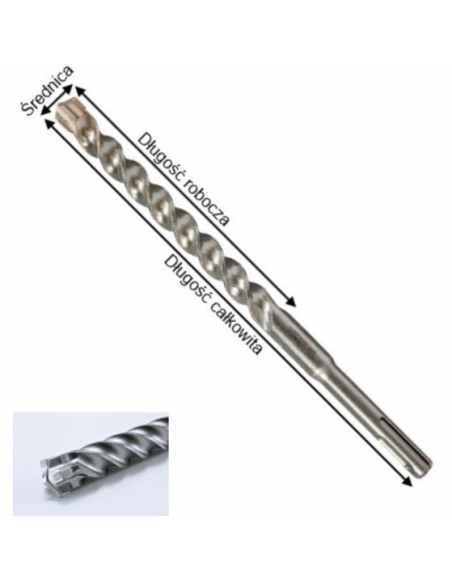 Makita Wiertło Sds Nemesis"2"  18*450Mm