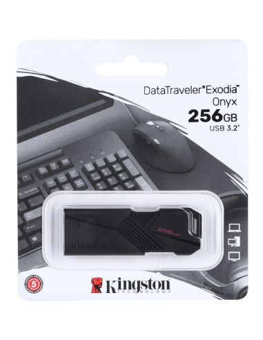 Kingston Flash 256Gb Usb3.2 Datatraveler Exodia Onyx