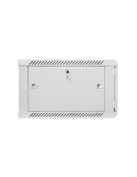 Szafa Jednosekcyjna Lanberg Wf01-6606-10S (6U  368Mm / 600Mm / 600 Mm  Wisząca  Szklane  19''  Kolor Szary)