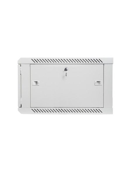 Szafa Jednosekcyjna Lanberg Wf01-6606-10S (6U  368Mm / 600Mm / 600 Mm  Wisząca  Szklane  19''  Kolor Szary)