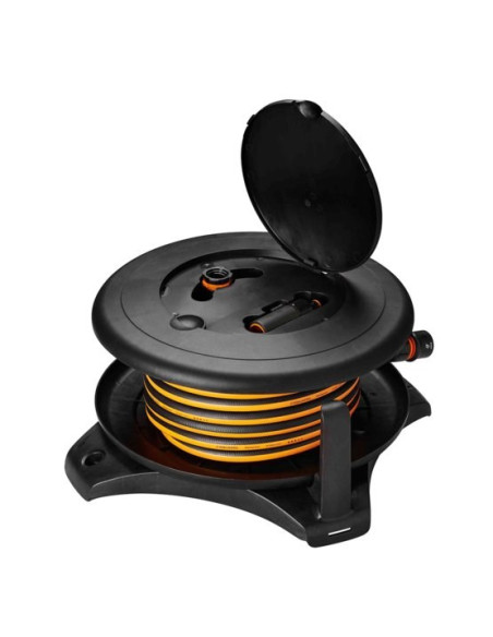 Fiskars Bęben Z Wężem Solid L 1/2" 30M Waterwheel