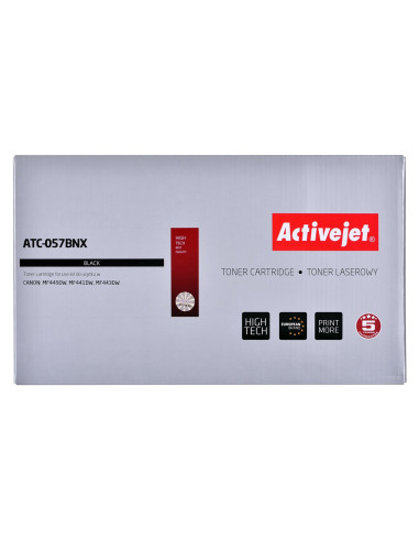 Activejet Atc-057Bnx Toner (Zamiennik  Canon Crg-057Hbk  Supreme  10000 Stron  Czarny) Z Chip