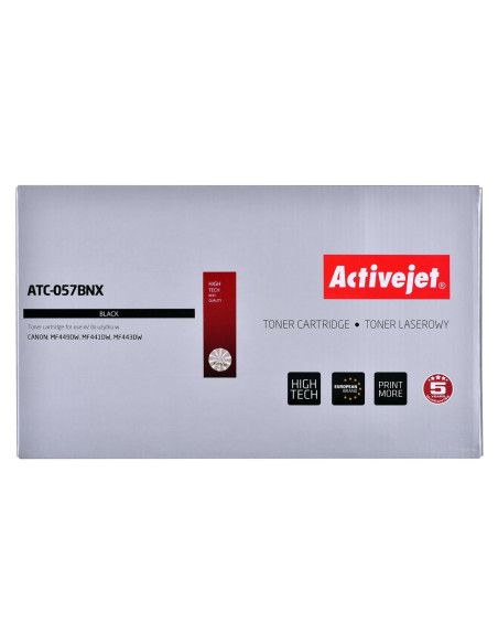 Activejet Atc-057Bnx Toner (Zamiennik  Canon Crg-057Hbk  Supreme  10000 Stron  Czarny) Z Chip